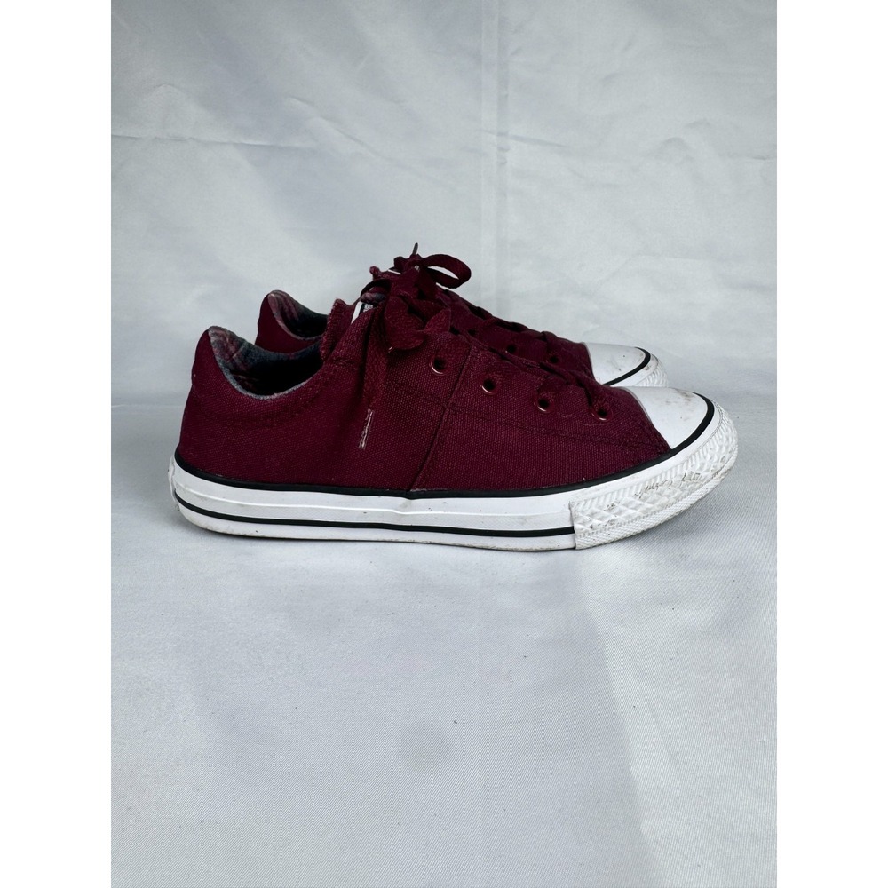 Converse Chuck Taylor All Star 661912F Junior 3 Sneakers Burgundy White Shoes